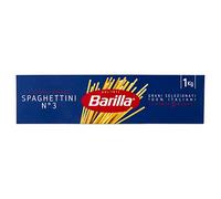 Barilla Pasta Spaghettini N.3, Pasta Lunga di Semola di Grano Duro, I Classici, Tempo di Cottura 5 Minuti, Confezione 1 kg