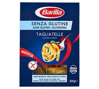 Barilla Pasta Tagliatelle Senza Glutine, Pasta Lunga di Mais Bianco, Mais Giallo e Riso Integrale, 300 gr