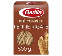 Barilla Penne Rigate Integrali Grano Intero 500 g - Pasta di alta qualità, ricca di fibre, ideale per pasti sani e deliziosi - 4 pezzi