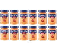 Barilla Pesto alla Calabrese, Salsa per Pasta Italiana Senza Glutine, 190g, Confezione da 12, + portachiavi italy shop service