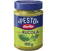 Barilla Pesto con Basilico e Rucola, Senza Glutine, 190 g | Sugo Pronto per Pasta Gustoso e Profumato