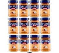 Barilla Pesto Ricotta e Noci, Condimento per Pasta, Confezione da 12 x 190 g,+ portachiavi italy shop service