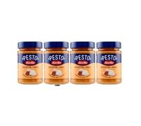 Barilla Pesto Ricotta e Noci, Condimento per Pasta, Confezione da 4 x 190 g, Sugo Italiano, + portachiavi italy shop service