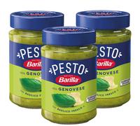 Barilla Pesto Sauce Genovese Con Fresco Basilico 190g 3er Pack