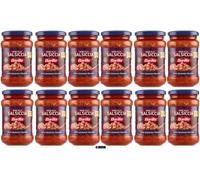 Barilla Ragù alla Salsiccia, Sugo Pronto con Salsiccia 100% Italiana, Confezione da 12 Vasetti x 300 gr, + portachiavi italy shop service