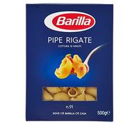 Barilla Semola Pipe Rigate n.91 - 6 pezzi da 500 g [3 kg]