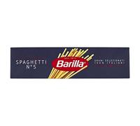 Barilla Spaghetti N.5 di Semola di Grano Duro, I Classici, Tempo di Cottura 9 Minuti, Confezione da 500g