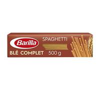 Barilla Spaghetti n. 5, grano integrale, 500 g - pasta sana e gustosa per una dieta equilibrata - 4 pezzi