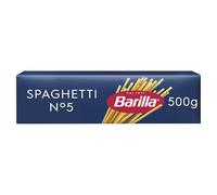 Barilla - Spaghetti n. 5, Pasta di Semola di Grano Duro - 500 g (Pacco da 8)