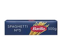 Barilla - Spaghetti n. 5, Pasta di Semola di Grano Duro - 500 g (Pacco da 8)