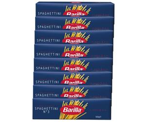 Barilla Spaghettini Numero 3 Pasta Di Semola Di Grano Duro 500g Confezione 8