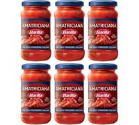 Barilla Sugo all'Amatriciana con Pancetta Italiana e Pomodoro Italiano, Confezione da 6