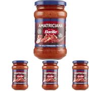 Barilla Sugo all'Amatriciana, Salsa Pronta al Pomodoro con Pancetta, Cipolla e Peperoncino, Sugo Pronto, Confezione da 1200g