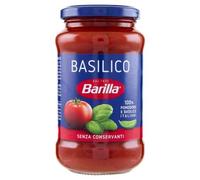 Barilla sugo basilico 100% pomodoro e basilico italiani condimento pasta 400gX4