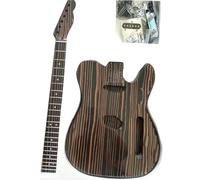 Barilotto Della Chitarra Kit Hardware Cromato Per Corpo Manico E Tastiera Per Chitarra Elettrica Semi Finita
