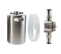 Barilotto di bloccaggio sottile a doppia sfera in acciaio inossidabile per mini rubinetto, pressione nominale 45 PSI con O-ring in EPDM, design a basso profilo per sistemi di erogazione di birra