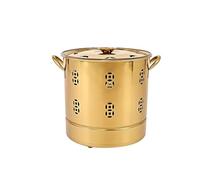 Barilotto di combustione all'aperto con coperchio, inceneritore dell'acciaio inossidabile per immondizia e rifiuti del cortile