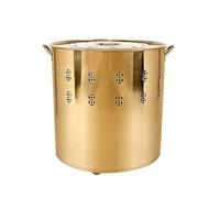 Barilotto di combustione da esterno con coperchio e maniglia per uno smaltimento efficiente dei rifiuti da cortile e una combustione sicura della carta