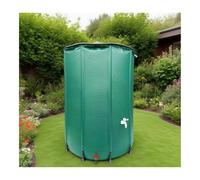Barilotto di raccolta dell'acqua piovana portatile da 160 l, resistente e pieghevole, per un uso esterno efficiente, soluzione ideale per riporre l'acqua da giardino verde