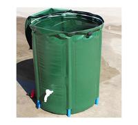 Barilotto pieghevole per la raccolta dell'acqua piovana da 500 l, in PVC resistente, ecologico, con collettore d'acqua da giardino, struttura stabile per una soluzione efficiente per il risparmio