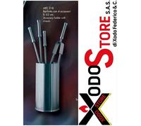 Barilotto porta utensili camino con 4 accessori - BEL FER 218 - mail x sconto