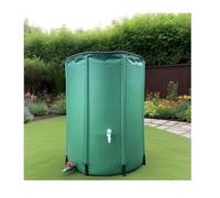 Barilotto portatile pieghevole da 160 l, efficiente sistema di raccolta dell'acqua piovana per giardino e prato, contenitore ecologico per la raccolta dell'acqua (verde)