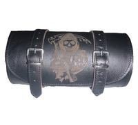 Barilotto sottofaro Borsa pelle incisione Anarchia Anarchy 20x10 guzzi harley