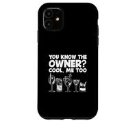 Barista Divertente Bartending Conosci Il Proprietario Cool Me Too Custodia per iPhone 11