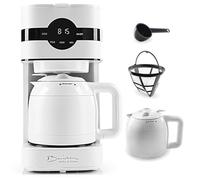 Barista - Macchina da caffè con caraffa termica | Macchina filtrante con display touch e funzione timer | Macchina da caffè con filtro permanente e 900 W | Serbatoio acqua da 1,25 litri per 8 tazze di