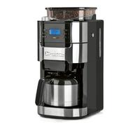 Barista - Macchina da caffè con macinino regolabile e caraffa termica, timer 24 ore, filtro permanente, per 10 tazze di caffè