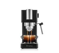 Barista - Macchina per caffè espresso Slim | Macchina per espresso in acciaio inox con pompa da 20 bar e sistema di riscaldamento rapido a blocchi termici | Macchina per espresso Slim con serbatoio