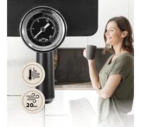 Barista - Macchina per caffè espresso Slim | Macchina per espresso in acciaio inox con pompa da 20 bar e sistema di riscaldamento rapido a blocchi termici | Macchina per espresso Slim con serbatoio