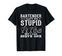 Barista Non Posso aggiustare Stupido ma Posso servire Maglietta