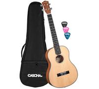Baritone Ukulele Mahogany Spruce Solid Top (incl. Bag padded, 3 Picks, Top: Spruce)