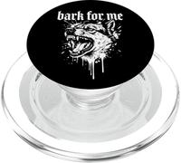 Bark for Me Lettera nera gotica per cani feroci PopSockets PopGrip per MagSafe