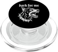 Bark for Me Lettera nera gotica per cani feroci PopSockets PopGrip per MagSafe