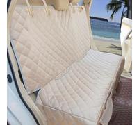 Bark Lover Coprisedile per auto per cani, impermeabile, antiscivolo, per bambini, taglia universale, adatto per auto, camion, SUV (beige)