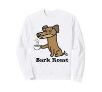 Bark Roast Funny Dog Coffee Felpa