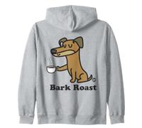 Bark Roast Funny Dog Coffee Felpa con Cappuccio