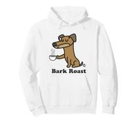 Bark Roast Funny Dog Coffee Felpa con Cappuccio