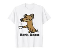 Bark Roast Funny Dog Coffee Maglietta