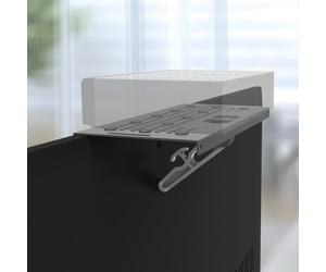 Barkan Mensola superiore per TV e monitor, supporto per TV e organizer, utilizzato per posizionare soundbar/decoder via cavo/altoparlanti/streamer/play-station/fotocamera/cornici/telecomando e molto