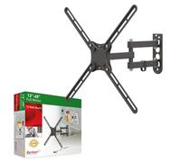 Barkan Supporto da parete per TV lungo da 13 a 65", articolato a movimento completo, 4 movimenti, supporta fino a 36,2 kg, adatto per LED OLED LCD