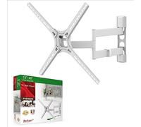 Barkan Supporto da parete VESA da 3400 W fino a 400 x 400 mm ruotabile, pieghevole, girevole e inclinabile per TV piatta/curva da 29 a 65"/74-165 cm