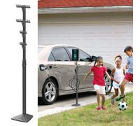 Barkan Supporto di ricarica universale per esterni, 145 cm, rivestimento in zinco resistente alle intemperie, per stazioni di ricarica di livello 1 e 2, fino a 50 kg, Tesla, montaggio a pavimento
