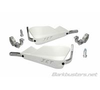 Barkbusters Kit paramani Montaggio getto 2 puntimanubrio Ø28,6mm bianco, bianco