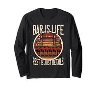 Barkeeper Barista Bar Is Life Rest Is Just Details Maglia a Manica