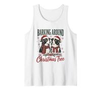 Barking Around The Christmas Tree Border Collie Xmas Canotta