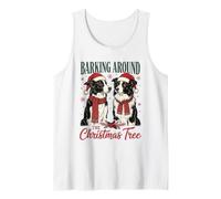 Barking Around The Christmas Tree Border Collie Xmas Canotta