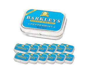 Barkleys Mini Mentine Peppermint Sugarfree 12 x15 gr. Pastiglie con menta piperita tagliente